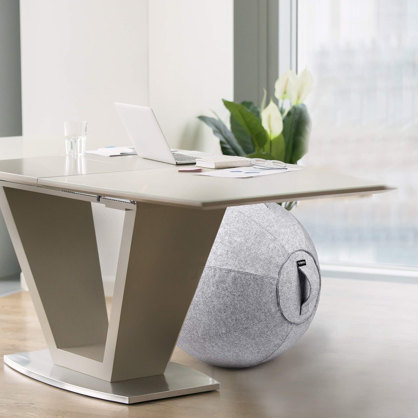 Stability Ball Chair for Office - Ergonomic Seating/Labor Birthing Pregnancy/Yoga Balance Stability Exercise Fitness