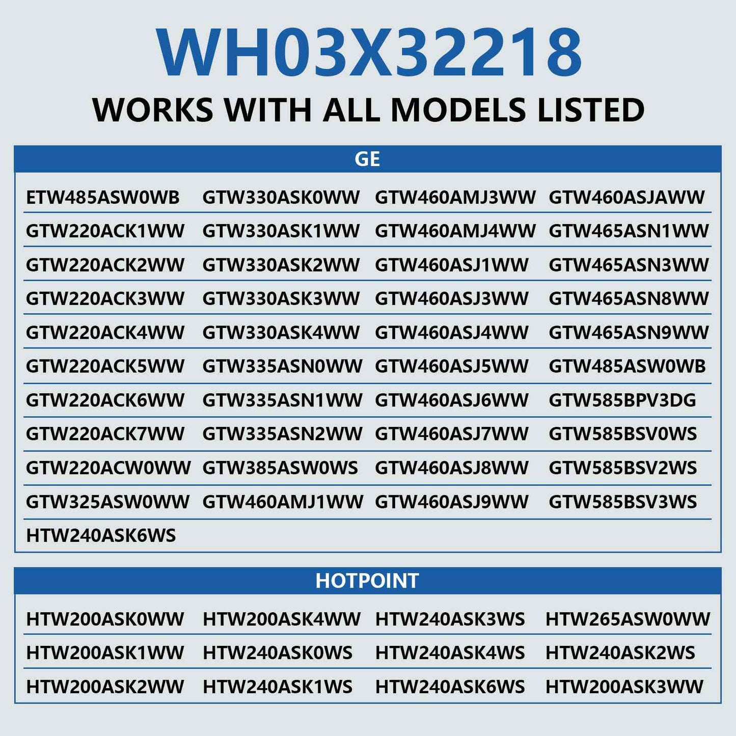OEM WH03X32218 Washer Motor Pulley & Belt & Nut Set Compatible with GE Hotpoint, Replacement Part WH07X24695 WH39X27601 WH49X25378 AP7034989 PS16619249 EAP16619249