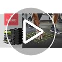 BeMaxx Gym Mats Set - 18 Black Interlocking Foam Floor Tiles & Edge Pieces
