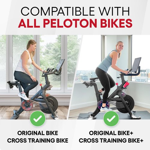 Pedal Converters for Original Peloton Bike & Bike+ and Cross Training Bikes - Ride The Peloton with Sneakers - Pedal Platform for Look Delta Pedals - Accessories for Peloton Bike - Great for Kids
