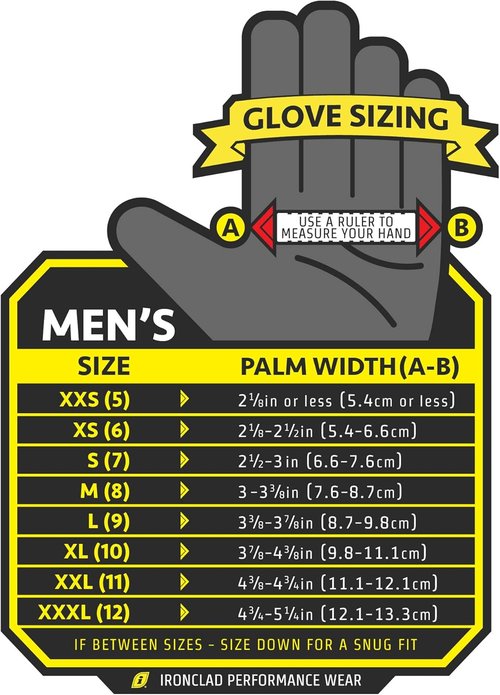 Ironclad Tactical Gloves - Impact Trigger Design | TAA Compliant, Machine Washable, Black, Size M (1 Pair)
