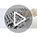 Little Man Cave Wall Decal - Tribal Mountain Woodland Bear - Black