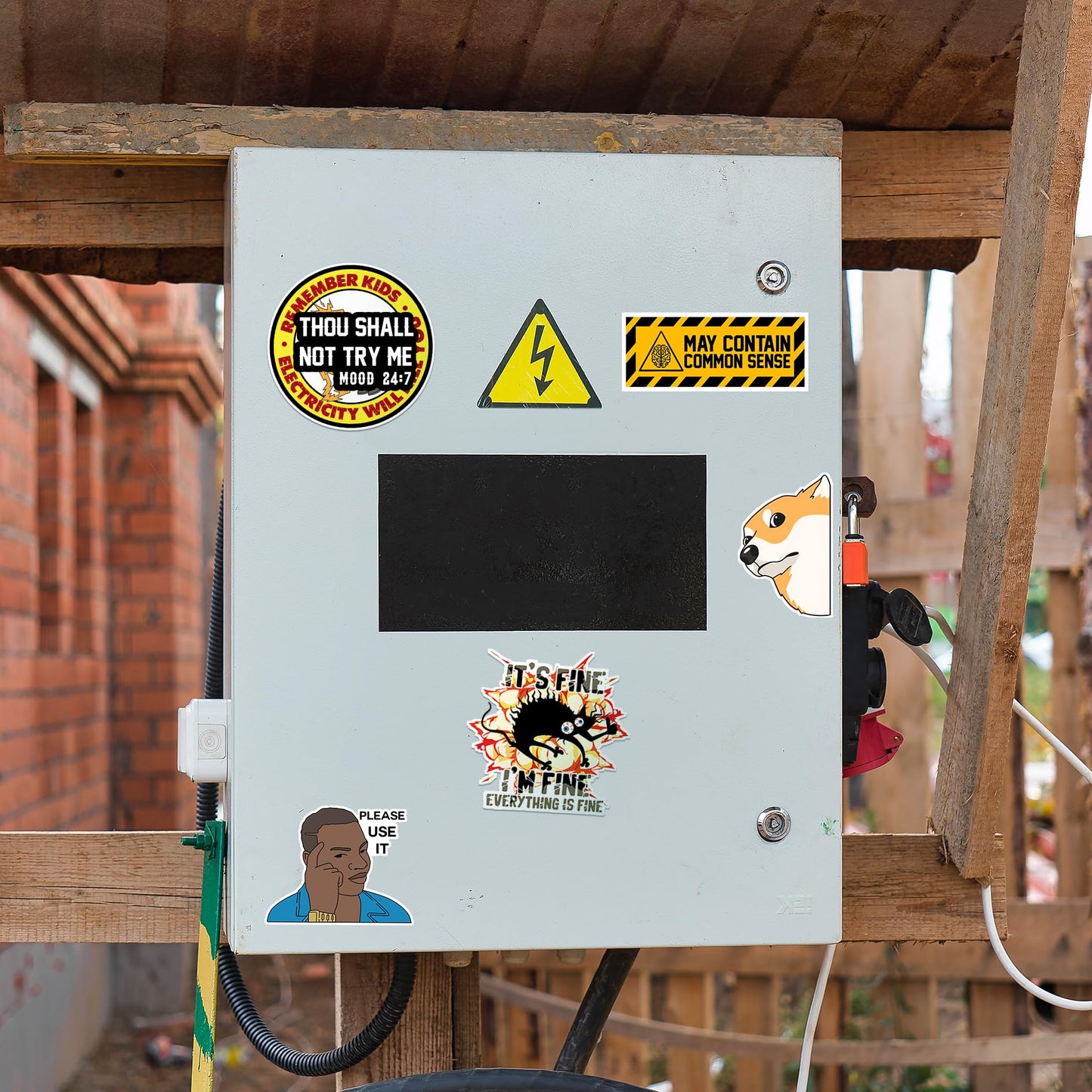 225PCS Funny Hard Hat Stickers (Dirty) for Adults Humor Waterproof Vinyl Welding Helmet, Tool Box, Electrician, Mechanic Construction - Blue Collar Gifts for Men No Repeat