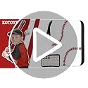 Kitoyz Baseball Card Sleeves Binder Set - 900 Pockets, Card Protectors, Removable Pages for Trading & Sport Cards