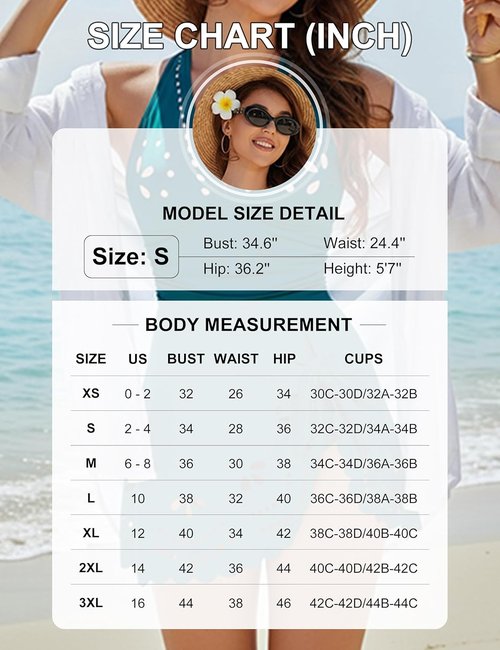 Blooming Jelly Women's One-Piece Swim Dress - Tummy Control & Slimming Full Coverage Bathing Suit