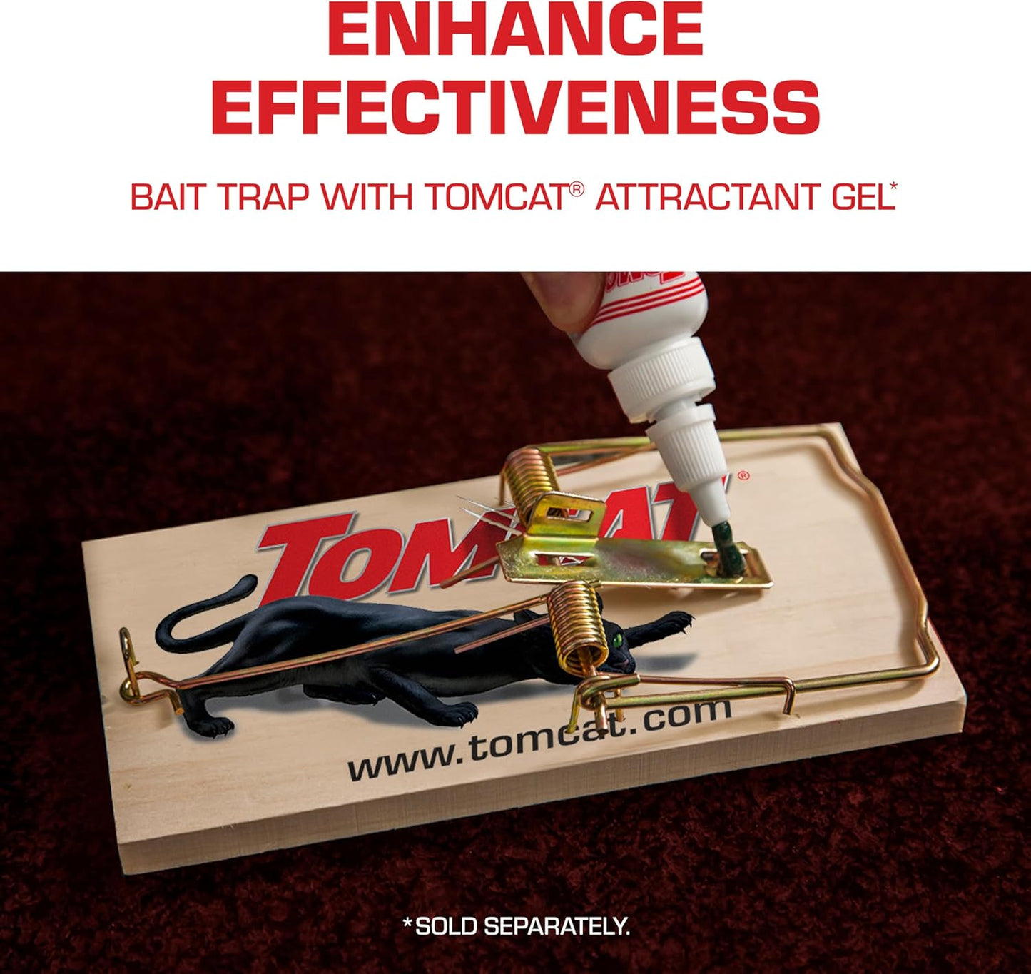 Tomcat Rat Traps - Economical & Effective Wooden Traps for Home Use | 8-Pack