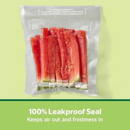 FoodSaver Quart Vacuum Seal Bags - Easy Use Pre-Cut Storage Bags | 19 Pack for Convenient Sealing