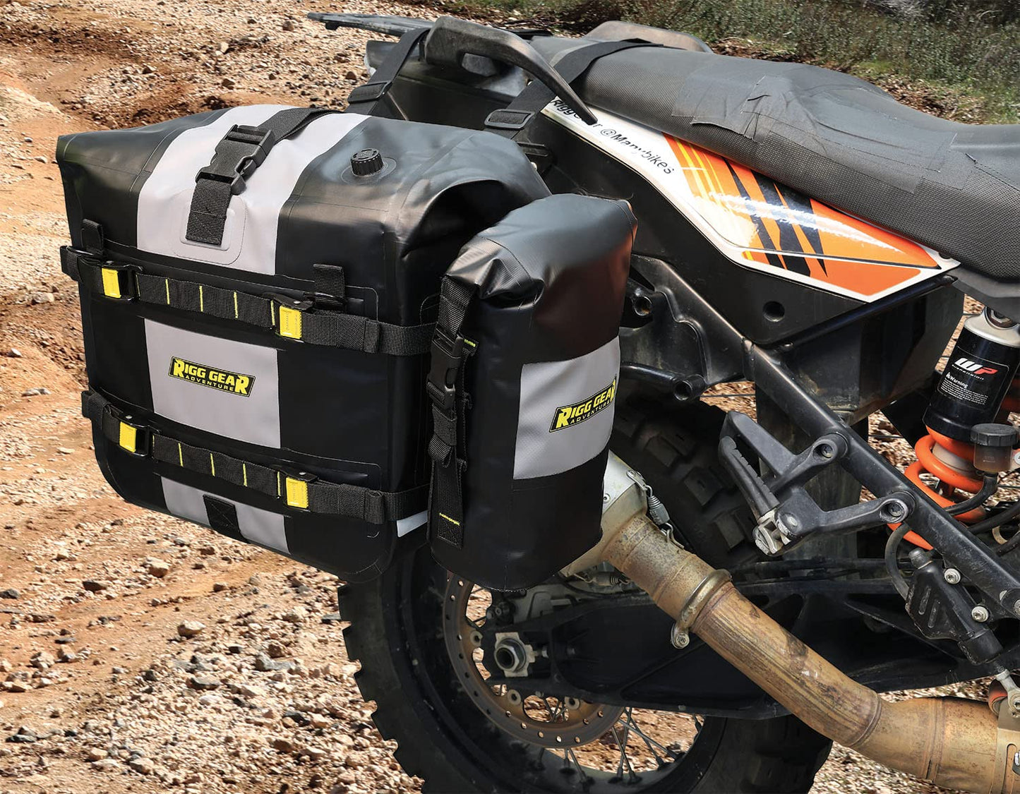 Nelson-Rigg Waterproof Hurricane RiggPak Crash Bar/Tail Bag. Can Also Attach as a MOLLE Bag