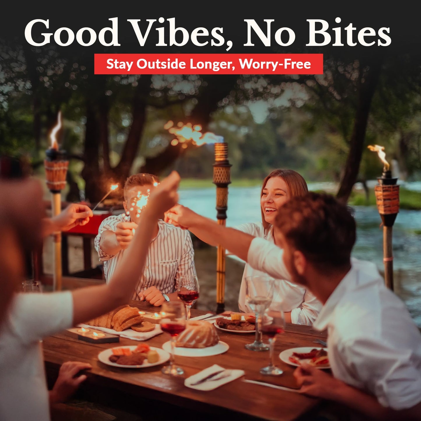 Houswise Torch Fuel (1 Quart) - Citronella Oil for Torches for Outside, Lantern Liquid Paraffin Lamp Oil Fuel, Scented Lamp Outside Citronella Torches Outdoor Paraffin