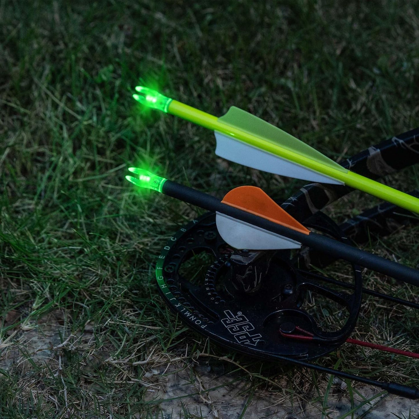 Skiennix Lighted Nocks for Arrows - 6PCS with .204/.233/.244/.246 Diameter & LED Illumination