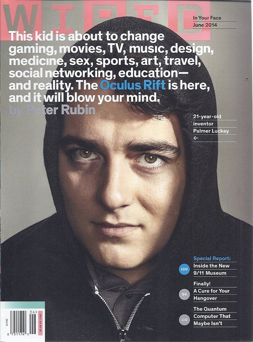 Wired Magazine (June 2014 - Cover: Inventor Palmer Luckey)