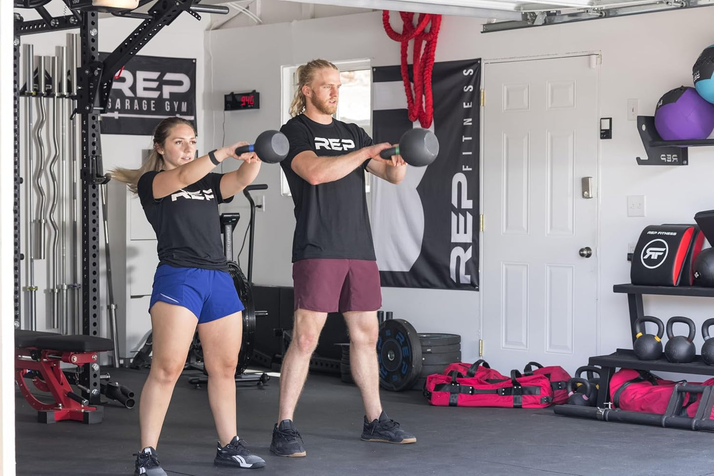 REP Fitness Kettlebell Set | Cast Iron Weights 4kg to 24kg | Perfect for Home Gym Strength Training