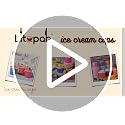 150 Pack 8oz Ice Cream Cups - Disposable Paper Cups Pink Blue Orange 8oz