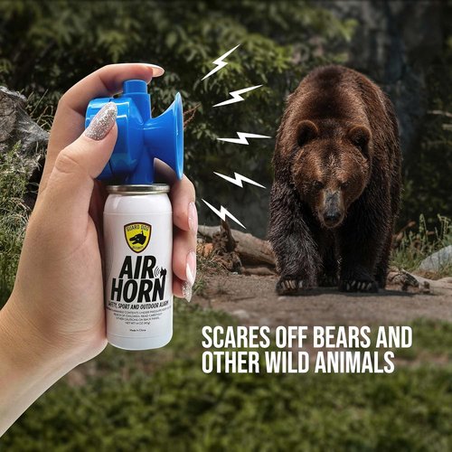 Guard Dog Security Air Horn - Powerful Handheld Safety Horn for Marine & Sports Events | 1.4 oz, 1-Mile Sound Blast