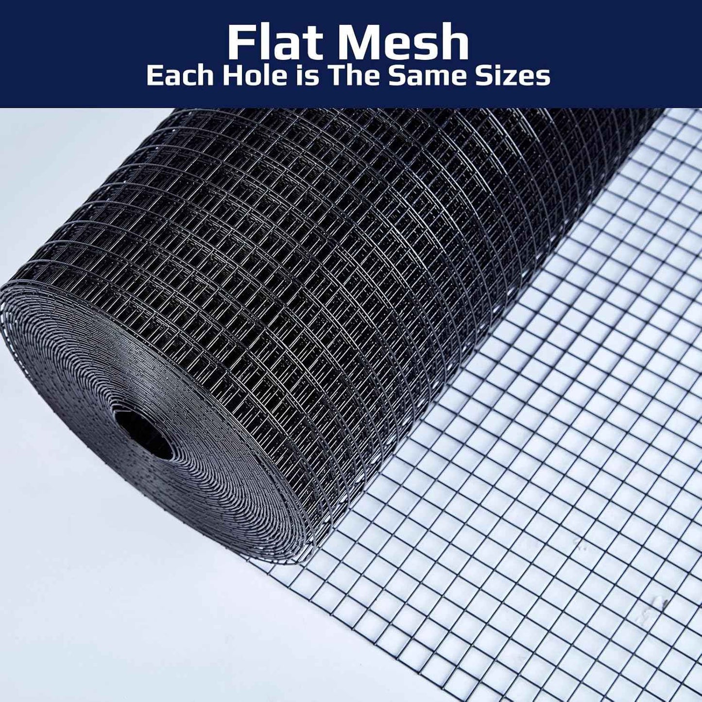 1/2 Inch Hardware Cloth Roll - 48'' x 50' Chicken Wire Fencing for Garden & Cages