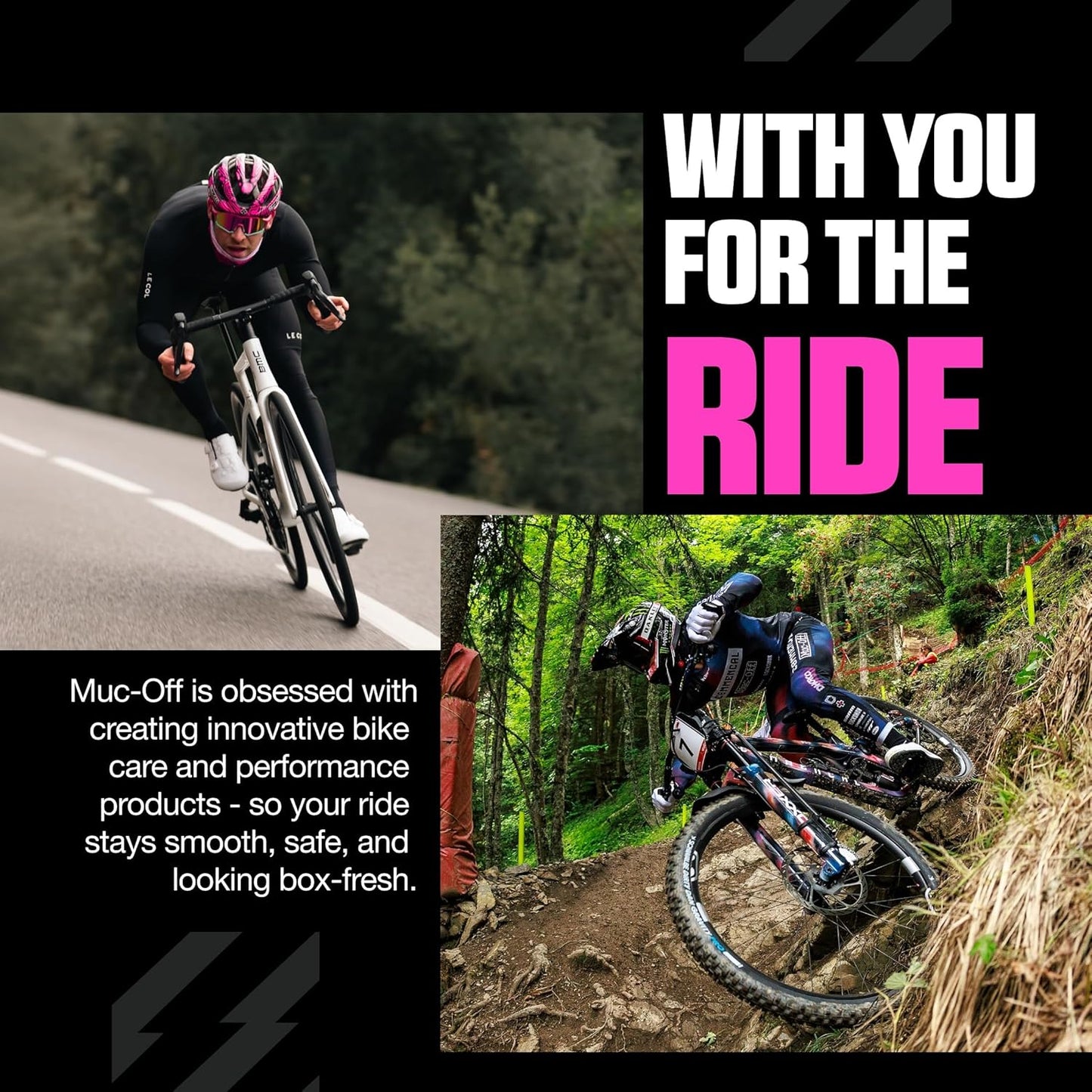 Muc-Off Bio Drivetrain Cleaner - Biodegradable Bicycle Chain Cleaner & Degreaser Spray | All Bike Types