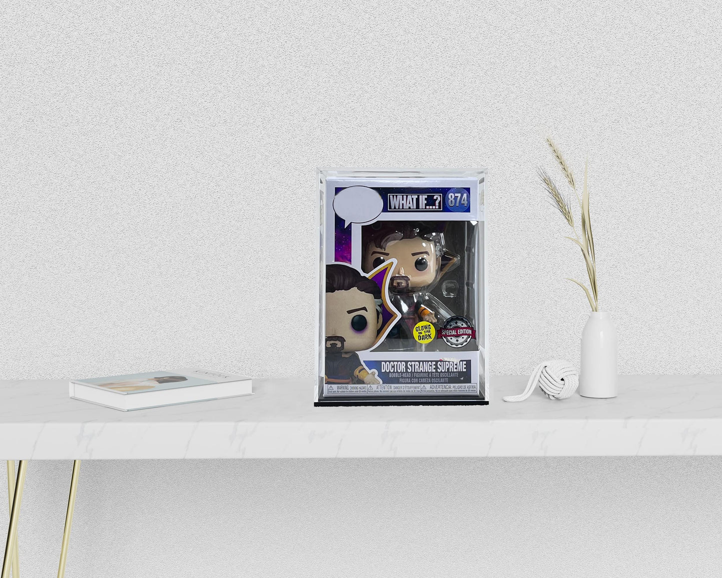 HEMYLU Clear Acrylic Pop Protector Compatible with Funko POP! 4 Inch Figurine, Dustproof Acrylic Display Case for Exclusive Collectible Vinyl Figures