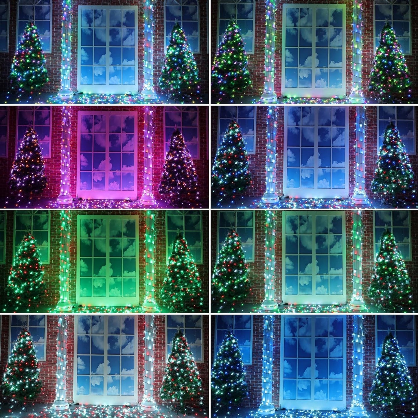 500 LED Christmas String Lights - 164 FT Waterproof RGB Fairy Lights with Remote & Timer for Indoor/Outdoor Holiday Decor