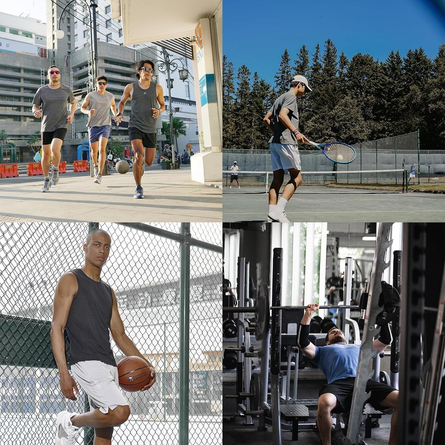 NORTHYARD Men's Athletic Basketball Shorts - Quick Dry, Lightweight Mesh | Available in 5", 7", 10" Sizes
