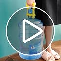 5 Gallon Water Bottle Carrier with Handle - Yellow