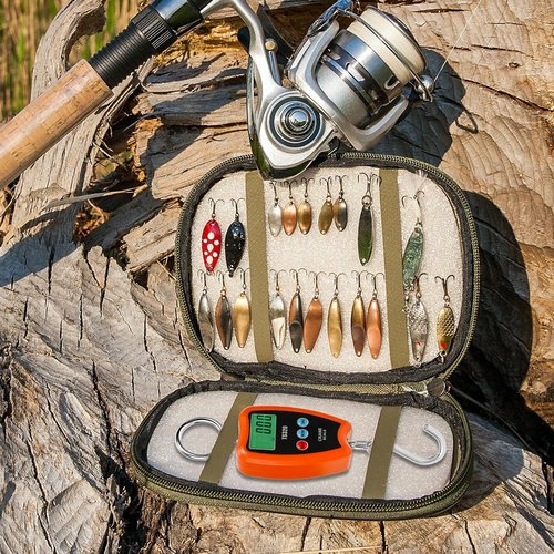 Digital Crane Scale - 300kg/660lbs Capacity | LED Handheld Mini Hanging Scale for Garage, Farm, Fishing