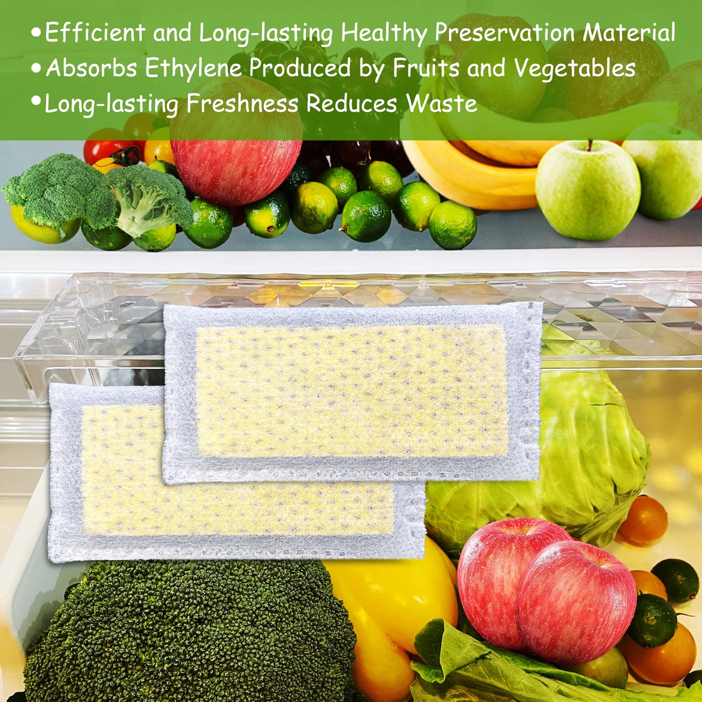 2 Pack Replacements for Frigidaire PureAir PK-2 Produce Keeper Plus FRPAPK2RF; Antioxidant Filter Compatible with GRMC2273BF, GRMC2273BD, GRMG2272BF, GRMN2872AF, GRMS2773AF, GRMC2273CF, GRMC2273CD