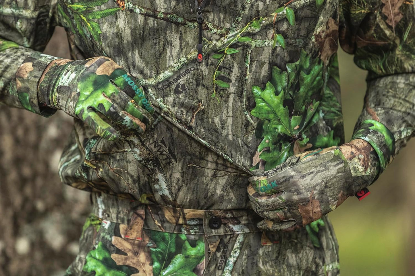 Mossy Oak Camo Hunting Gloves - Lightweight Design for Ultimate Comfort and Grip