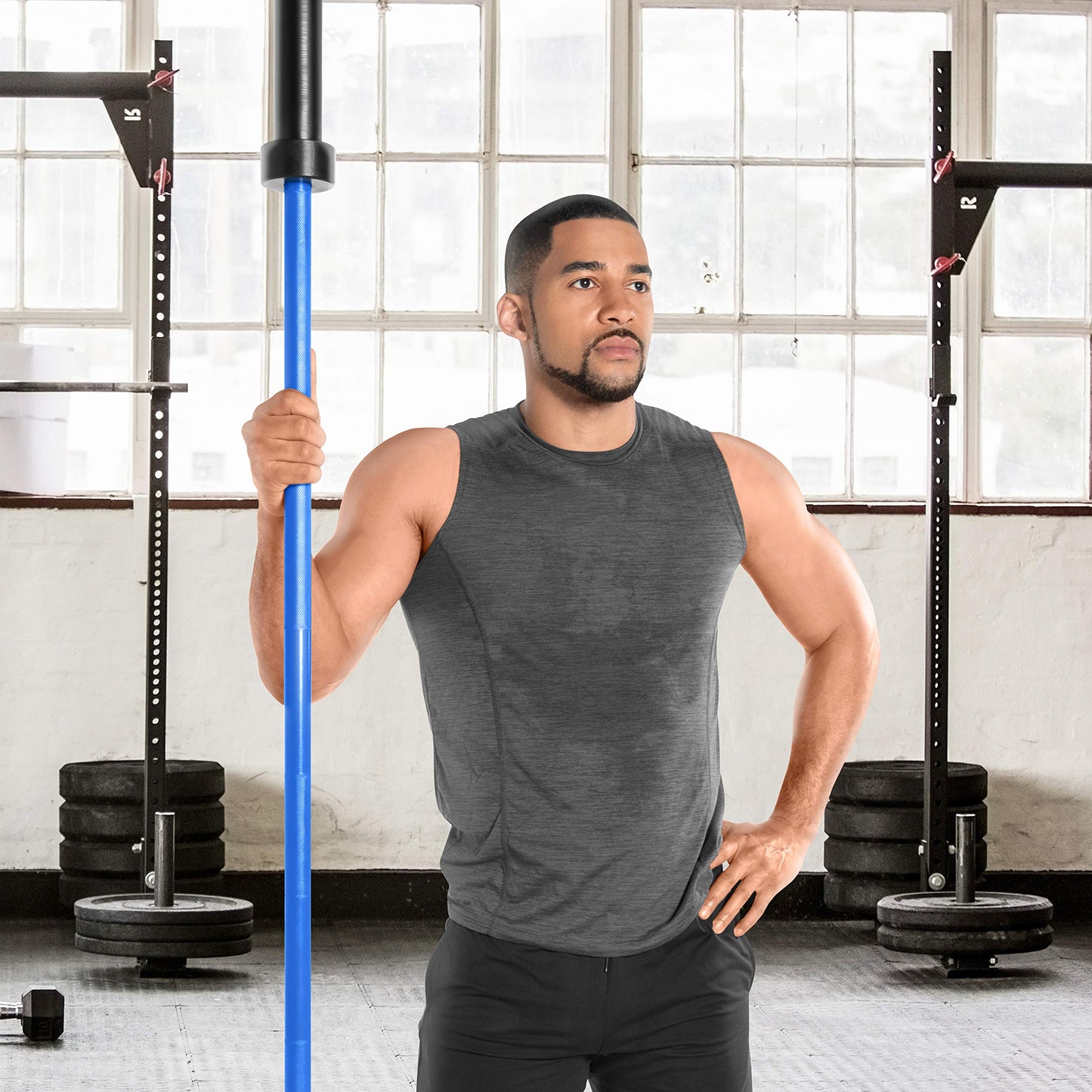 CAP Barbell ECO 7-Foot Olympic Bar, Blue