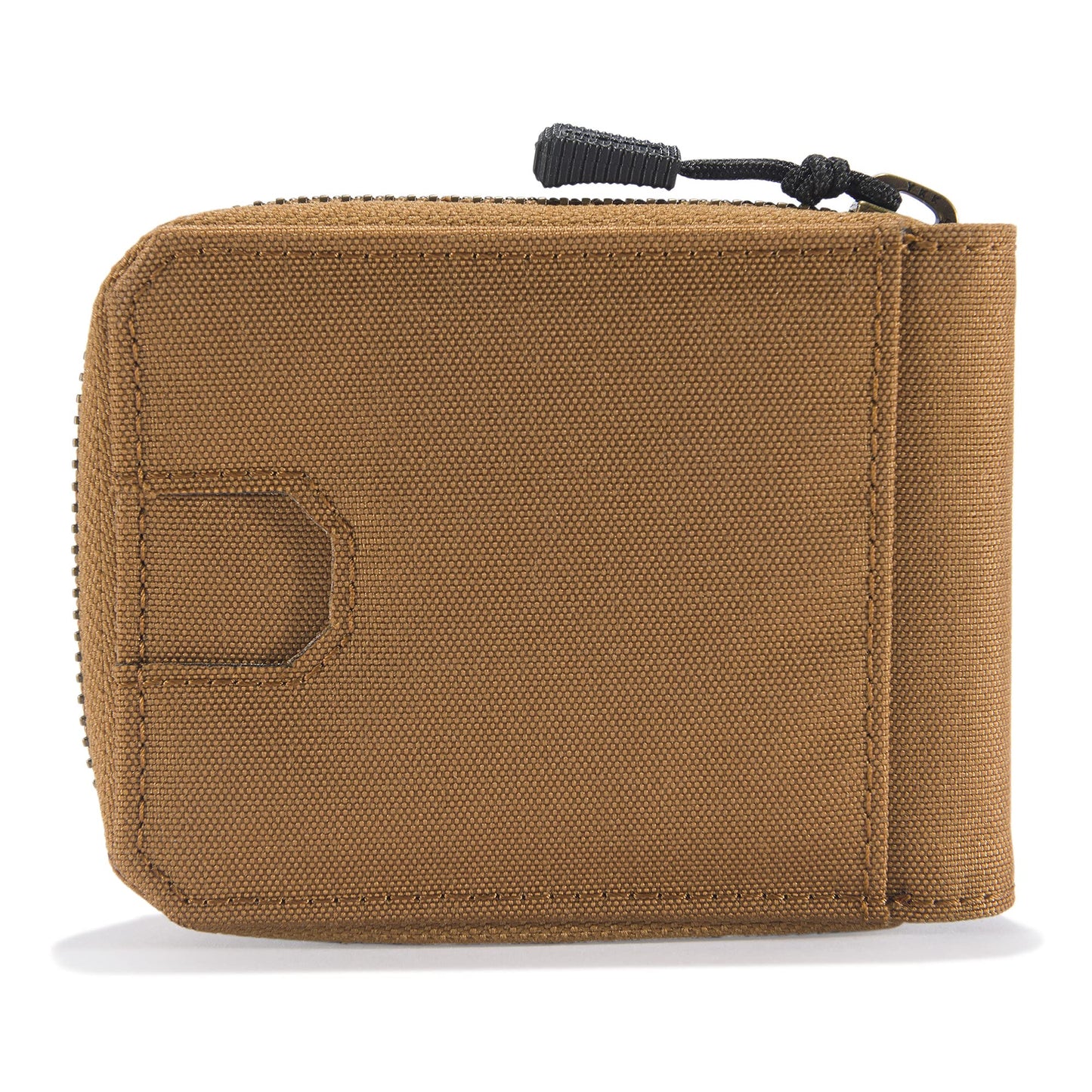 Carhartt Men's Nylon Duck Zipper Wallet, Carhartt Brown