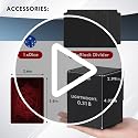 Card Deck Box with 3 Dividers & Game Dice - Gray