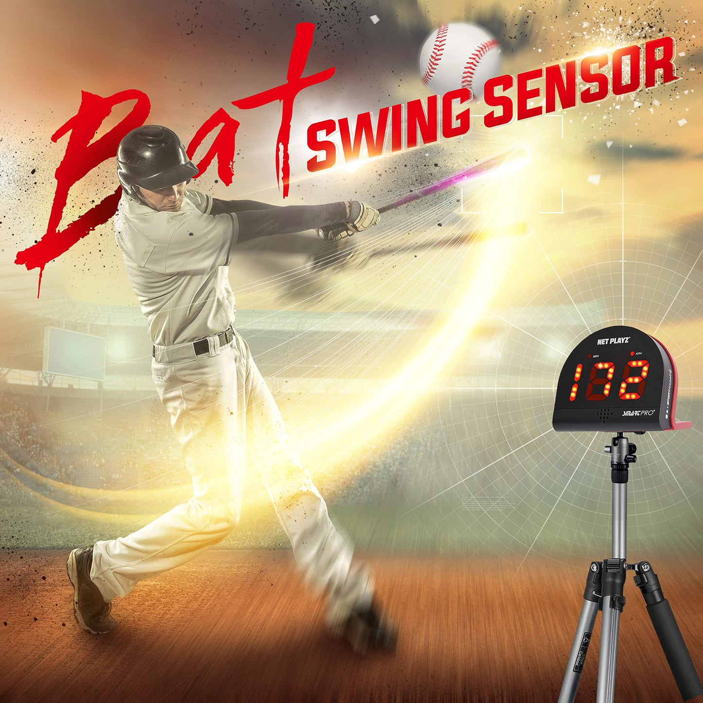 Baseball Radar Guns Speed Sensors (Hands-Free) Pitch Training Aids, High-Tech Gadget & Gear