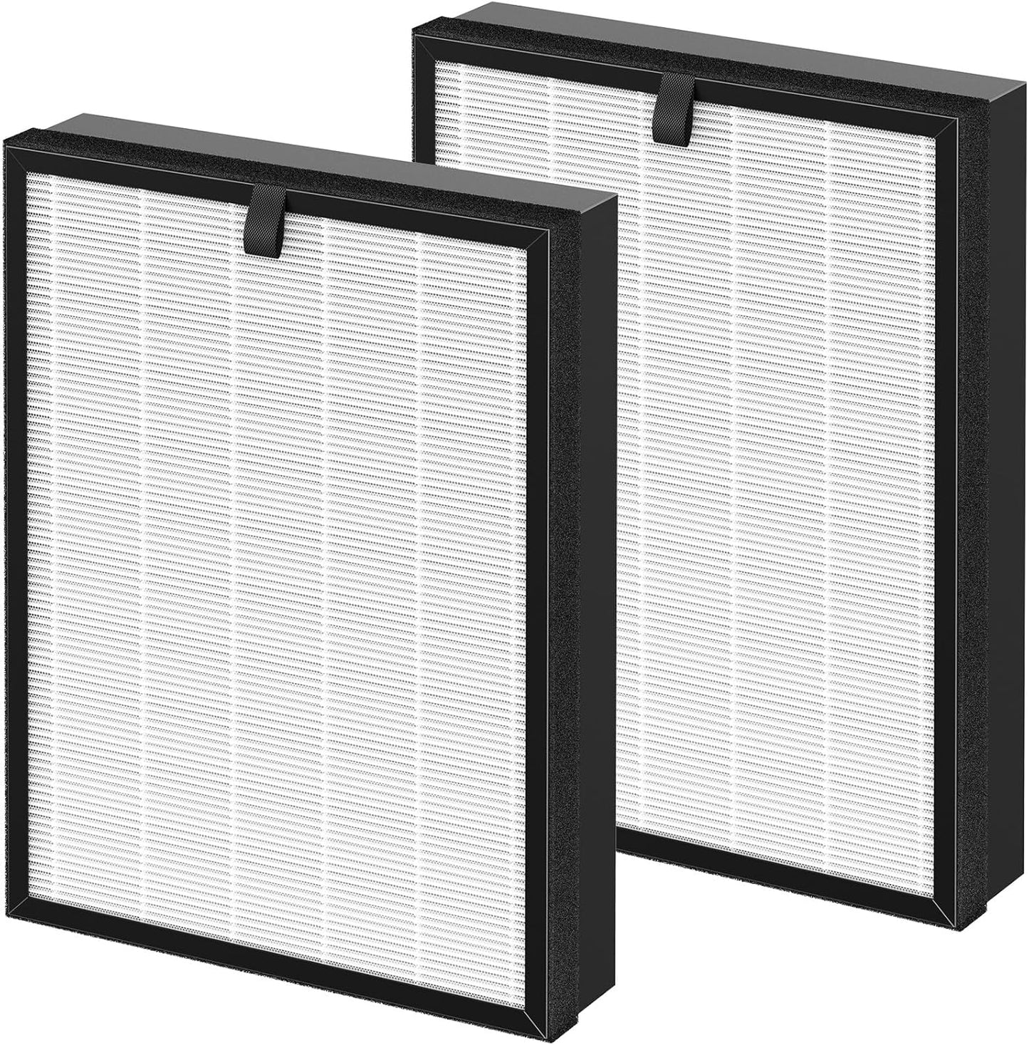 2-Pack Replacement Filters for Puro 400 Air Purifier - 3-in-1 Activated Carbon System for 99.97% Air Pollutants