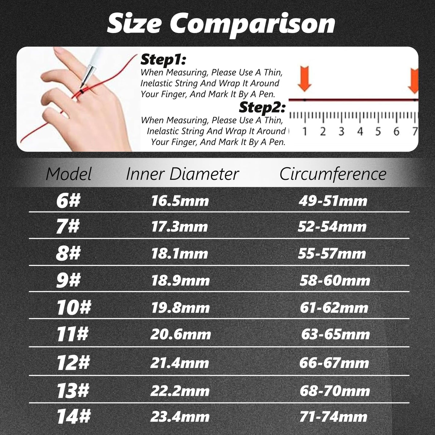 Milavan Smart Ring 2.0 for Women Men, Slim Scratch & Fingerprint Resistant Design, Advanced Chip Fitness Tracker, Sleep, Stress & Activity Monitoring, Waterproof, No Subscription Fees, Black 6