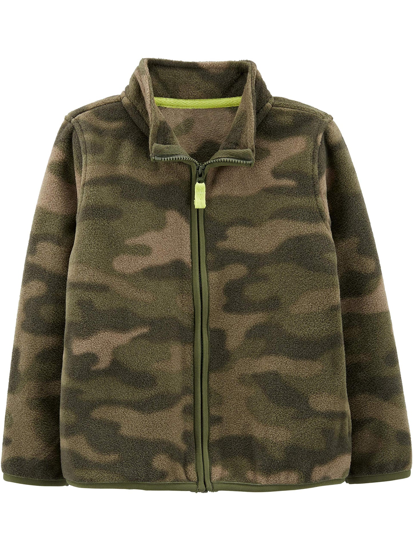 Simple Joys by Carter's Toddler Boy's Full-zip Fleece Jacket Outerwear, Camo, 5T