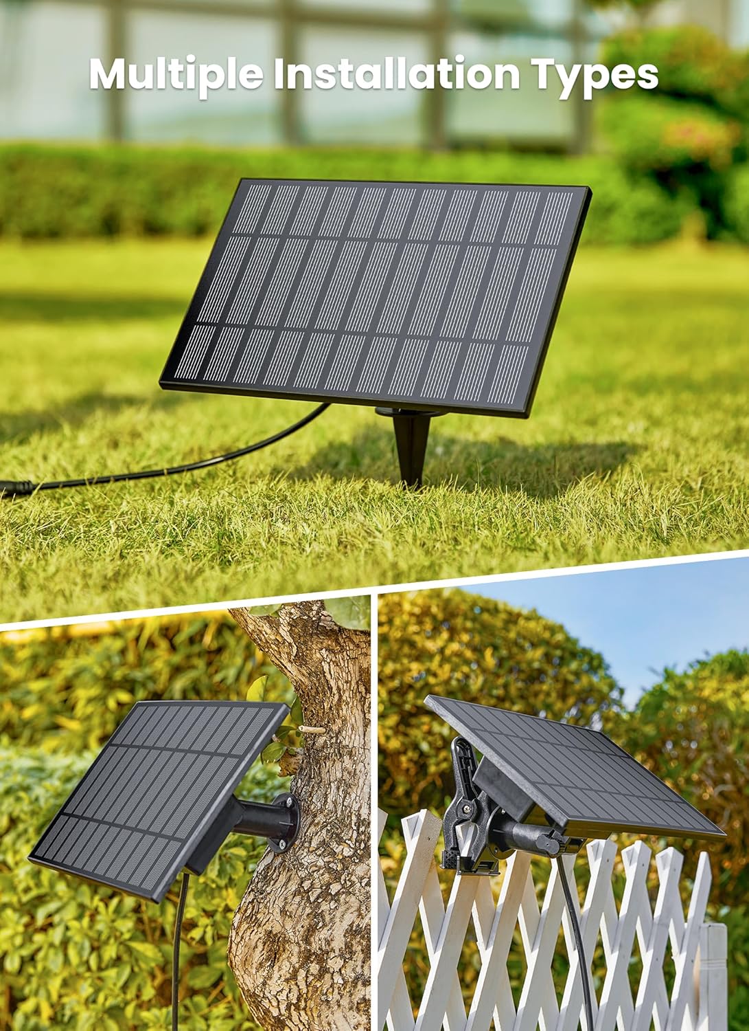 Solar String Lights Outdoor 108FT with Remote - 52 Dimmable LED Bulbs for Patio, Garden, Wedding