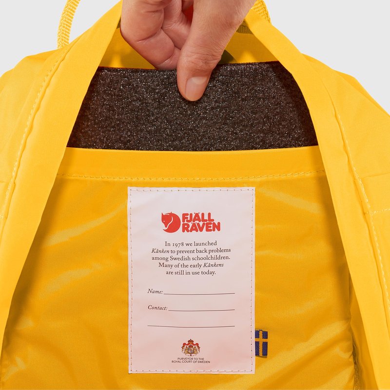 Fjallraven K¿nken Mini Warm Yellow One Size