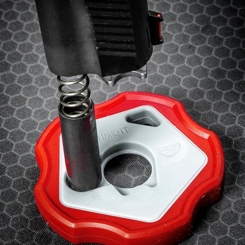 Real Avid 1911 Smart Wrench – Easy Barrel Bushing Removal with Spring Retention and Non‑Marring Resin for 1911 Government and Officer Models