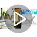 Baseball Holder Stand - Clear Acrylic Small Ball Display