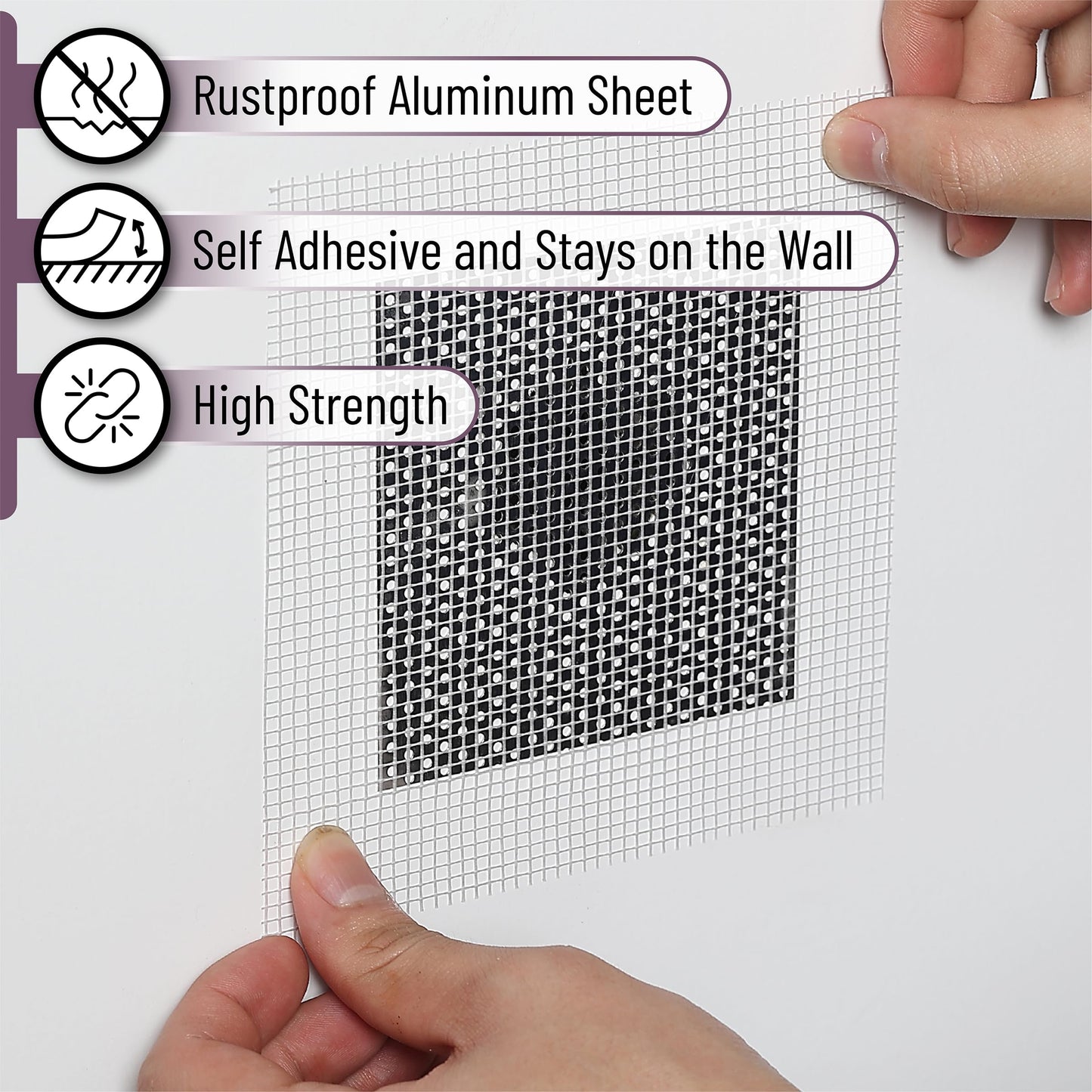 Bates- Drywall Repair Kit, 16 pcs, 4Inch, Dry Wall Patch Kits, Wall Repair Patch Kit, Wall Patch Repair Kit, Drywall Hole Patch, Drywall Patch Kit, Wall Hole Repair Kit, Drywall Patch Hole