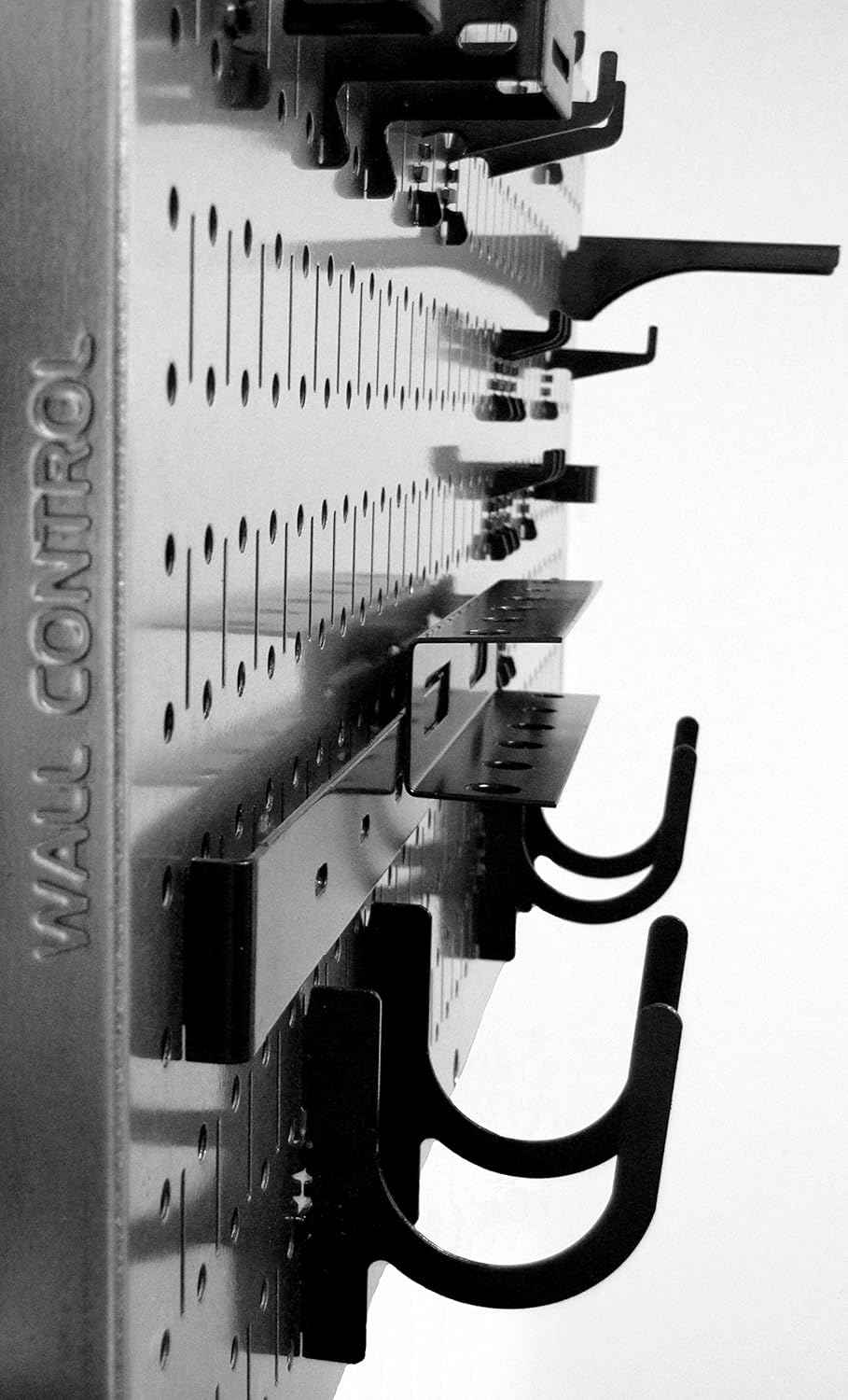 Galvanized Steel Pegboard Rack - 2 Pack 32” x 16” Metallic Tool Storage Panels