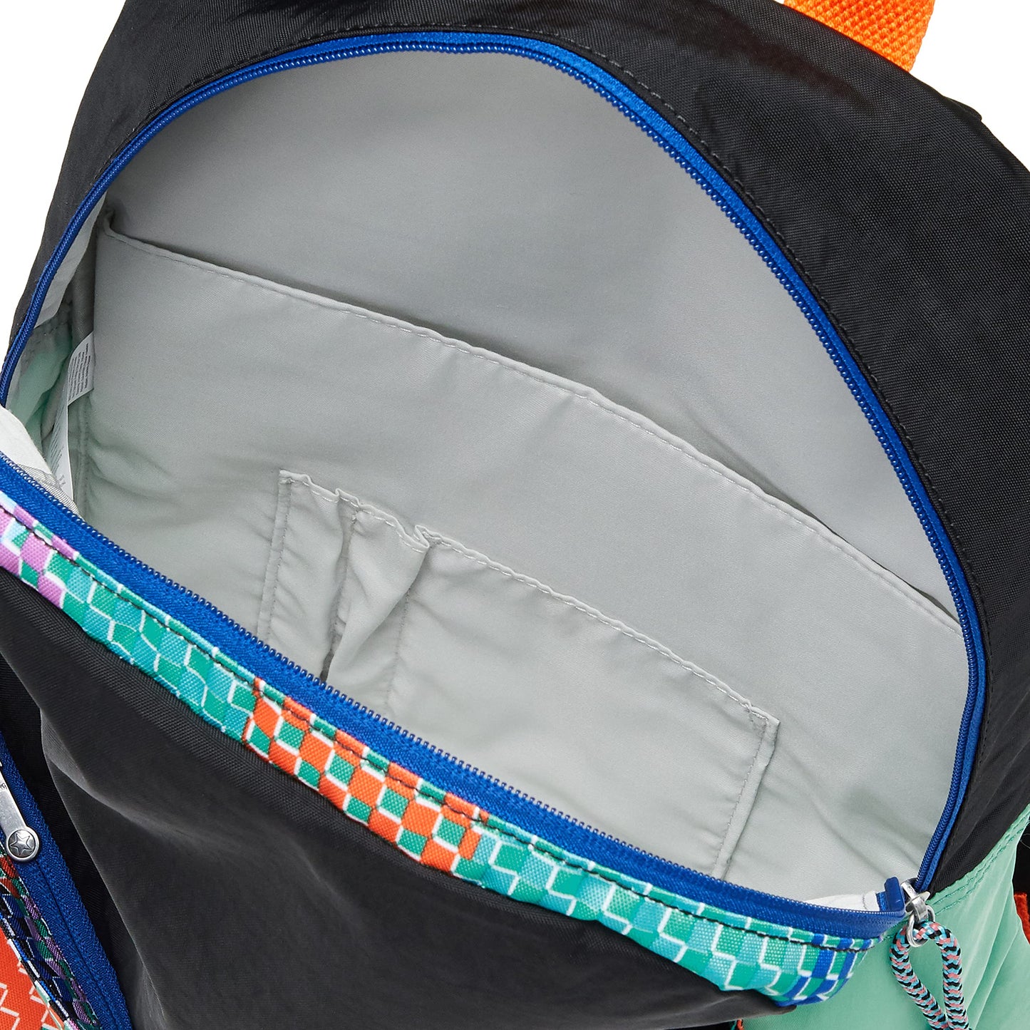 Kipling KI549589O Bold Tap Bl, Bold Tap Bl, Large slimline Backpack Made From Upcycled Material