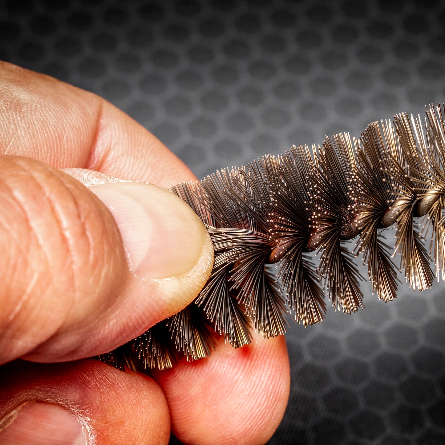 Real Avid Bore-Max Speed Brush | Nickel Plated Brushes for Cleaning with 2X Bristle Density | Cleaning Brush Impervious to Solvents - Perfect Addition to Gun Accessories (12GA Bore Brush - 3 Pack)
