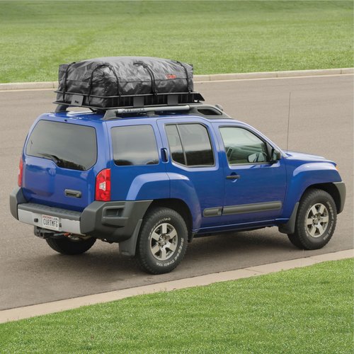CURT 18221 Extended Roof Rack Cargo Bag Black