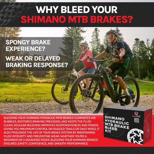 BleedZone Brake Bleed Kit for Shimano Brakes, Bycicle Hydraulic Brake Tool with 120ml Mineral Oil and Pro Syringe - Fits with Shimano Bike, Mountain Bike Brake Bleed Kit
