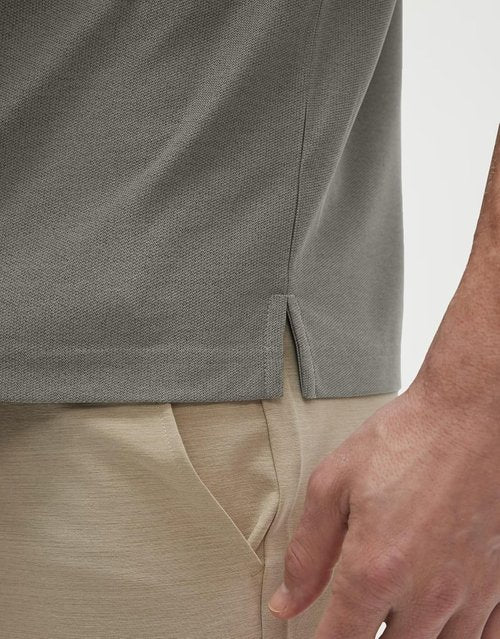 M MAELREG Golf Shirts for Men - Lightweight Moisture-Wicking Polo with Pocket | Short Sleeve Heather Design