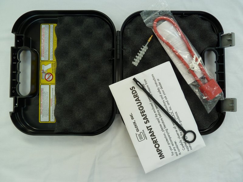 Glock Pistol Case Black With Logo