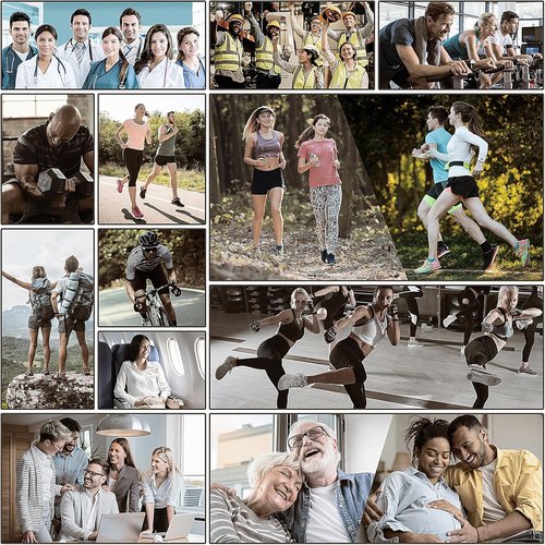 FEYHAY Copper Compression Socks - 15-20 mmHg for Enhanced Circulation | 5 Pairs for Men & Women, Ideal for Running & Climbing