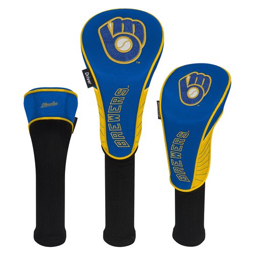 Team Effort Milwaukee Brewers Set of Three Headcovers
