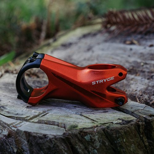 Funn Stryge Bike Riser Stem with 7 Degree - 60mm Length, 31.8mm Bar Clamp, Mountain Bike, BMX, Road & Gravel Bike Stem (Orange)