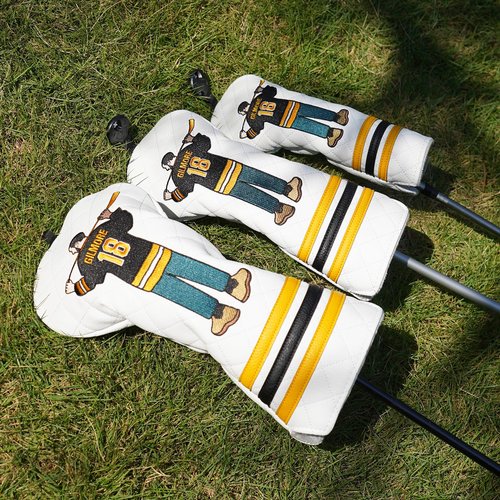 Golf Club Covers for Woods and Drivers Funny Movie Character, Driver |Fariway Wood |Hybrid Headcovers Exquisite Embroidery Craftsmanship (Driver Headcover 1PC)
